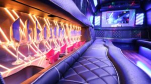 Do party bus rentals have entertaining features inside?