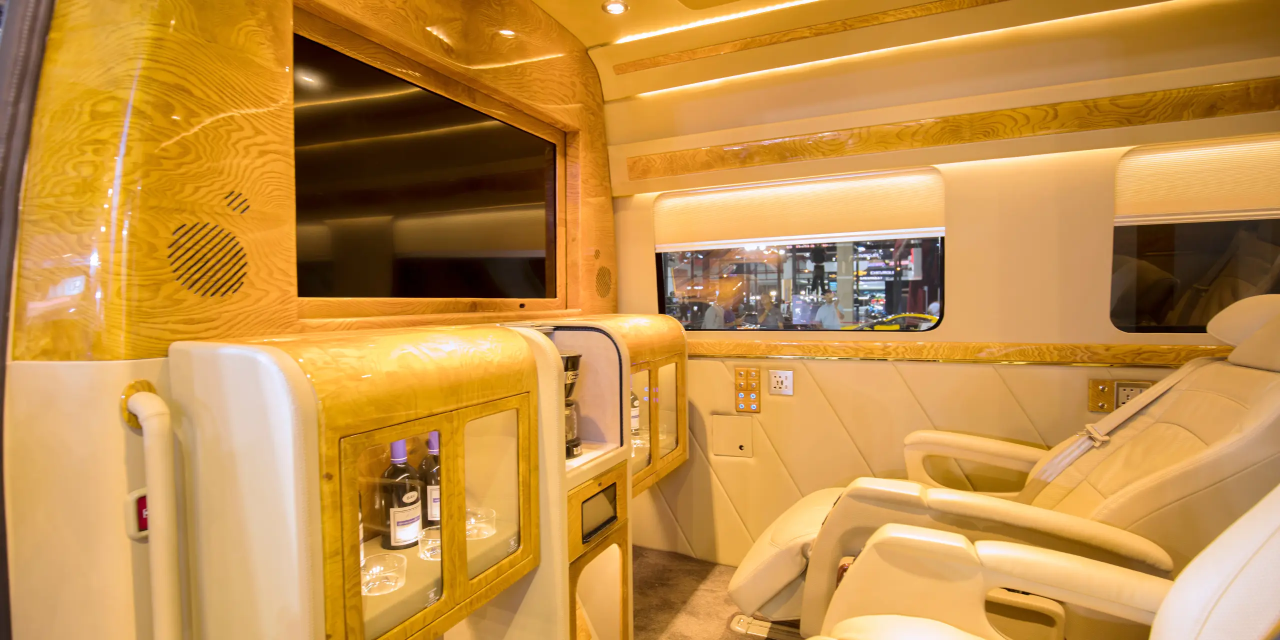Charter empire VIP bus interior