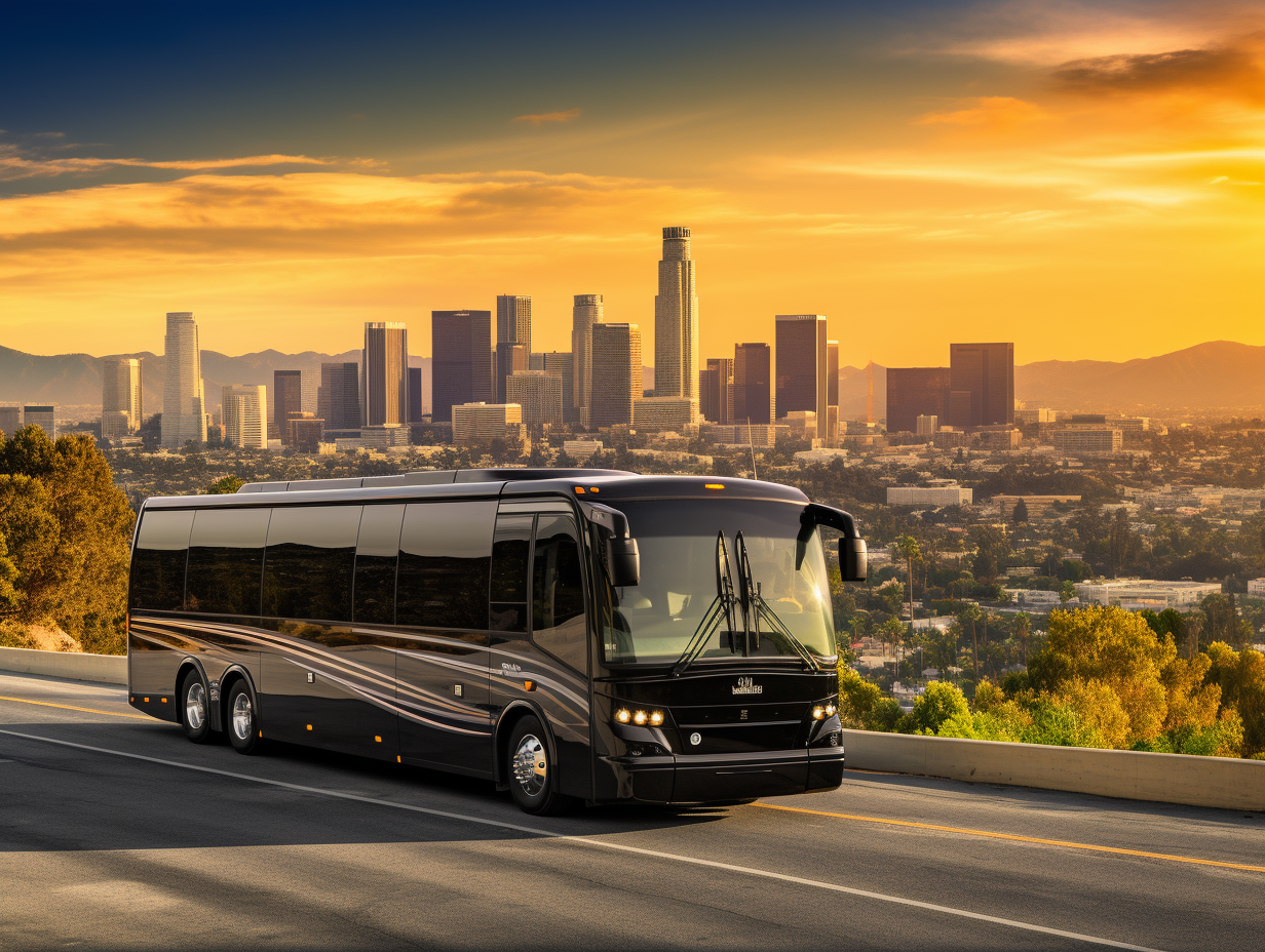 Black Charter Bus Where Convenience Meets Luxury in Group Transportation 